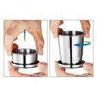 Складной стакан с карабином, 70 мл, d-5 см - Фото 2