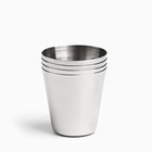 Набор стопок Мастер К, 23 Февраля, 30 мл, 4×3.5 см, 4 шт., чехол, нержавеющая сталь - Фото 2