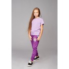 Футболка для девочки, цвет фиолетовый, рост 98-104 см - Фото 3