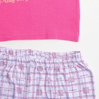 Пижама для девочки, рост 140-146 см (40), цвет розовый - Фото 6