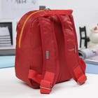 Рюкзак детский, отдел на молнии, цвет красный - Фото 4