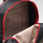 Рюкзак детский, отдел на молнии, 3 наружных кармана, цвет чёрный - Фото 6