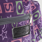 Рюкзак молодёжный, 2 отдела на шнурке, 3 наружных кармана, цвет фиолетовый - Фото 3