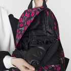 Рюкзак молодёжный, отдел на молнии, 2 наружных кармана, цвет чёрный - Фото 5