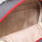 Рюкзак детский на молнии, 1 отдел, цвет серый/голубой - Фото 5