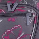 Рюкзак школьный, 2 отдела на молниях, наружный карман, цвет серый/разноцветный - Фото 3