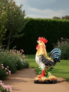 Садовая фигура из гипса «Петух», 46×26.5×23.5 см - Фото 3