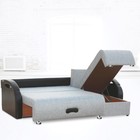 Диван угловой «Юпитер», 1400×1930 мм, обивка аслан серый - Фото 4