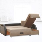 Диван угловой «Юпитер», обивка «ратибор тёмный» - Фото 4