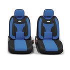 Авточехлы универcальные AUTOPROFI EXTRA COMFORT, ECO-1105 BK/BL (M), формованный велюр, набор из 11 предметов, цвет чёрный/синий - Фото 2