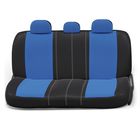 Авточехлы универcальные AUTOPROFI EXTRA COMFORT, ECO-1105 BK/BL (M), формованный велюр, набор из 11 предметов, цвет чёрный/синий - Фото 3