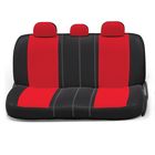 Авточехлы универcальные AUTOPROFI EXTRA COMFORT, ECO-1105 BK/RD (M), формованный велюр, набор из 11 предметов, цвет чёрный/красный - Фото 3
