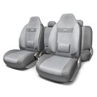 Авточехлы универcальные AUTOPROFI COMFORT, COM-1105H D.GY/L.GY (M), велюр, набор из 11 предметов, цвет тёмно-серый/светло-серый 2044340 - фото 3708934