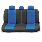 Авточехлы универcальные AUTOPROFI COMFORT, COM-1105H BK/BL (M), велюр, набор из 11 предметов, цвет чёрный/синий - Фото 3