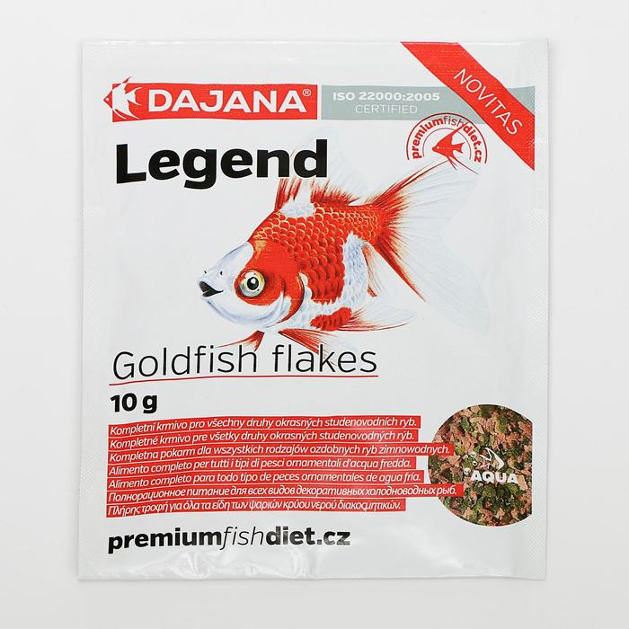 Корм Dajana Pet Gold flakes  для золотых рыб, хлопья, 80 мл., 10 г. - Фото 1