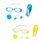 Набор для плавания, 3 предмета: очки, зажим для носа, беруши, от 7 лет, цвет МИКС - Фото 2