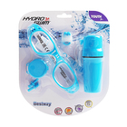 Набор для плавания, 3 предмета: очки, зажим для носа, беруши, от 7 лет, цвет МИКС - Фото 4