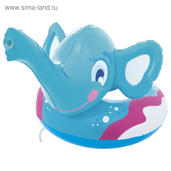 Круг для плавания «Слоник», с брызгалкой, 69 х 61 см, от 3-6 лет, цвета МИКС, 36116 Bestway - Фото 1