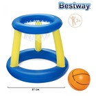 Набор для игр на воде «Баскетбол», d=61 см, корзина, мяч, от 3 лет, 52418 Bestway - фото 9592877