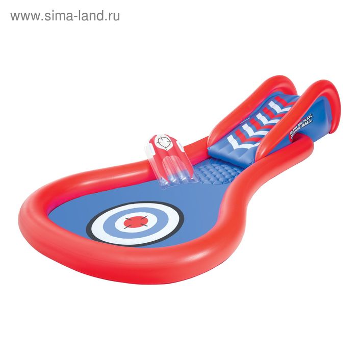 Бассейн надувной игровой, «Мишень», с горкой, 381 х 175 х 69 см, от 2 лет - Фото 1