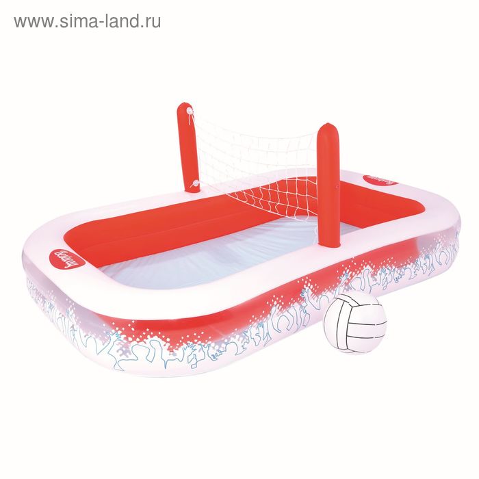 Бассейн игровой «Волейбол» с мячом, 253 х 168 х 97 см, от 3 лет - Фото 1