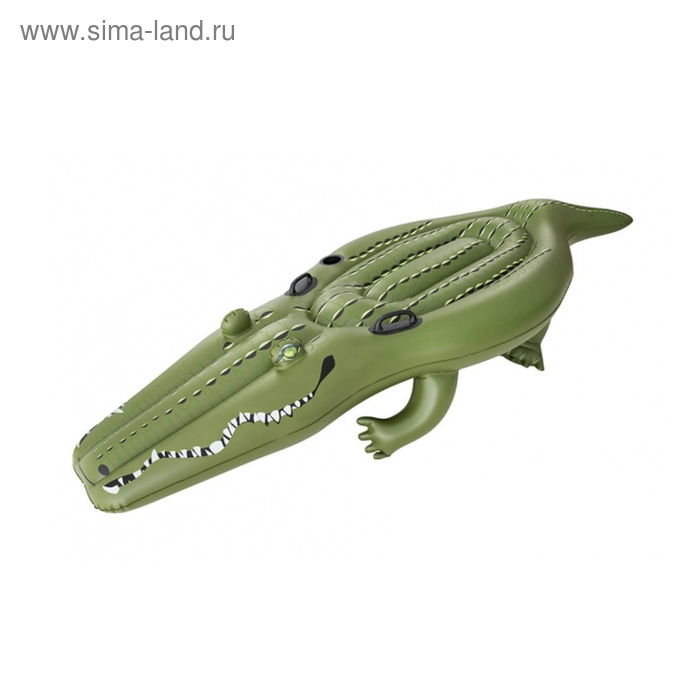 Игрушка надувная «Крокодил», для катания верхом, для взрослых 259 х 104 см, 41096 Bestway - Фото 1