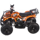 Квадроцикл детский бензиновый MOTAX ATV Х-16 Мини-Гризли, оранжевый, механический стартер - Фото 2