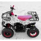 Квадроцикл детский бензиновый MOTAX ATV Х-16 Мини-Гризли, белый, механический стартер - Фото 3