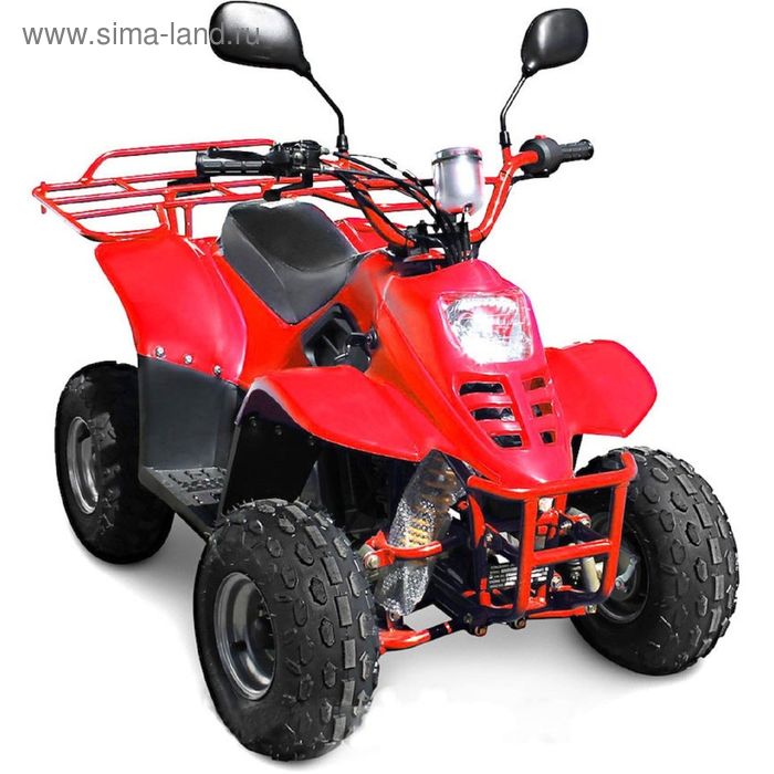 Квадроцикл подростковый бензиновый MOTAX ATV A-07 110 cc + задний ход, красный - Фото 1