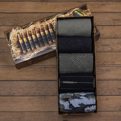 Набор носки мужские "Стратегический запас" р-р 41-44 (27-29 см) 80% хл.,17% п/э, 3% эл.