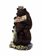 Садовая фигура из полистоуна «Медведь «Давай дружить!«», 55×34 см - Фото 6