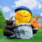 Садовая фигура из полистоуна «Колобок», 36×50×40 см - Фото 1
