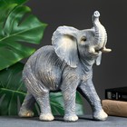Фигура "Слон" серый, 28х29х15см - фото 10234870