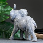 Фигура "Слон" серый, 28х29х15см - фото 8308226