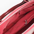 Сумка женская, 1 отдел с перегородкой, наружный карман, цвет красный - Фото 5