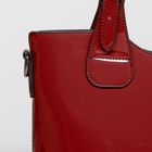 Сумка женская, 1 отдел с перегородкой, наружный карман, длинный ремень, цвет бордовый - Фото 4