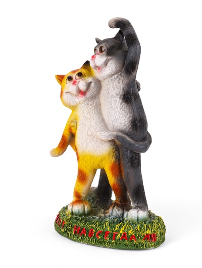 Садовая фигура из полистоуна «Кошки», 18×12×32 см