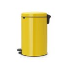 Мусорное ведро Brabantia NewIcon, пластиковое внутреннее ведро, с педалью, цвет жёлтая маргаритка, 20 л - Фото 2