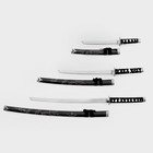 Макет оружия «Сувенирные катаны на подставке 3в1. Чёрный дракон», подарочный набор, ножны дерево, 51 см; 71 см; 100 см - Фото 3