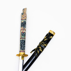 Макет оружия «Сувенирные катаны на подставке 3в1. Голова дракона», подарочный набор, ножны дерево, чёрный, 60 см; 90 см; 108 - Фото 5