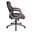 Кресло офисное BRABIX Eldorado EX-504, экокожа, коричневое - Фото 2