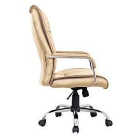 

Кресло офисное BRABIX Space EX-508, экокожа, хром, бежевое