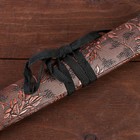 Макет оружия «Сувенирные катаны на подставке 2в1. Цветы шоко», подарочный набор, ножны кожзам, 47 см; 70 см - Фото 5