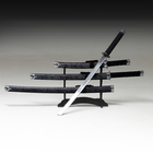 Макет оружия «Сувенирные катаны на подставке 3в1. Серый змей», подарочный набор, ножны кожзам, 47 см; 70 см; 89 см - Фото 1