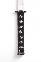 Макет оружия «Сувенирные катаны на подставке 3в1. Серый змей», подарочный набор, ножны кожзам, 47 см; 70 см; 89 см - Фото 12