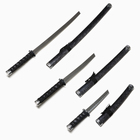 Макет оружия «Сувенирные катаны на подставке 3в1. Серый змей», подарочный набор, ножны кожзам, 47 см; 70 см; 89 см - Фото 3