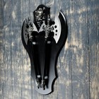 Панно на стену «Макет оружия: сувенирные топоры на планшете с демоном», декор настенный, 45×57 см - Фото 2