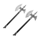 Панно на стену «Макет оружия: сувенирные топоры на планшете с демоном», декор настенный, 45×57 см - Фото 3