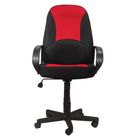 Кресло офисное BRABIX City EX - 512, на колёсиках, ткань TW 531408, цвет красный/чёрный - Фото 4
