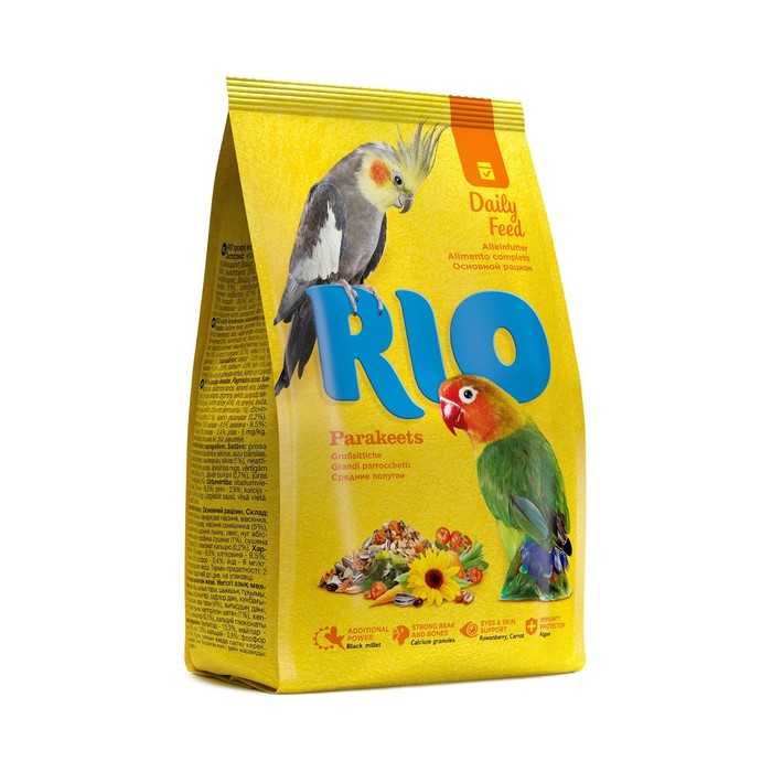 Корм RIO для средних попугаев, 500 г - Фото 1